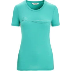 IcebreakerDamen Tech Lite II Cadence Paths T-Shirt