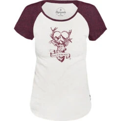AlprauschDamen Hirsch-Herz T-Shirt