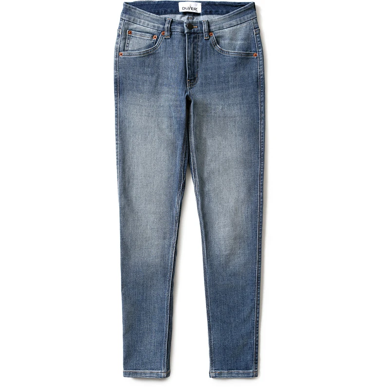 Du/ErDamen Performance Slim Straight Jeans 3 Du/ErDamen Performance Slim Straight Jeans