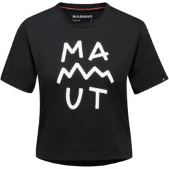 MammutDamen Massone Cropped Lettering T-Shirt