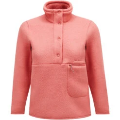 Peak PerformanceDamen Fleece Snap T-Neck Pullover
