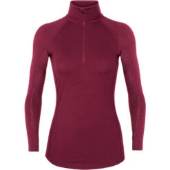 IcebreakerDamen 200 Zone Zip Longsleeve