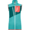 OrtovoxDamen Fleece Grid Weste