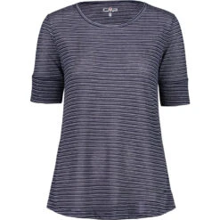 CMPDamen Striped Devore T-Shirt