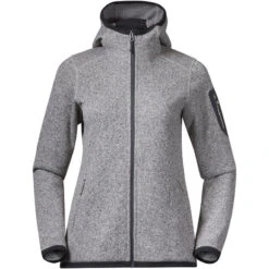 BergansDamen Kamphaug Knitted Hoodie Jacke