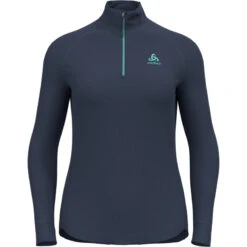 OdloDamen Berra Half Zip Longsleeve