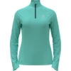 OdloDamen Essential Ceramiwarm Half Zip Longsleeve -Bergzeit Verkäufe iview 1093299 016 pic1