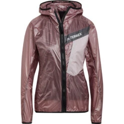 Adidas TerrexDamen TechRock Hybrid Hooded Windbreaker Jacke