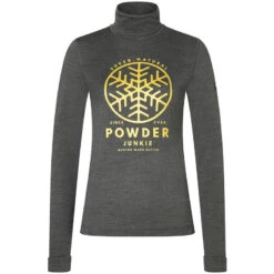 Super.NaturalDamen Powder Junkie Turtle Longsleeve