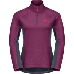 Jack WolfskinDamen Morobbia Half Zip Pullover