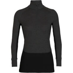 IcebreakerDamen ZoneKnit 260 Half Zip Longsleeve