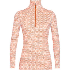 IcebreakerDamen 250 Vertex Alpine Geo Half Zip Longsleeve