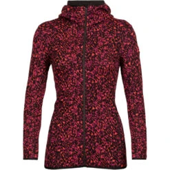 IcebreakerDamen Elemental Lichen Hoodie Jacke