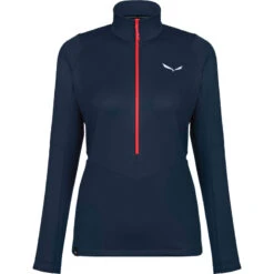 SalewaDamen Puez PL Half Zip Fleece Pullover