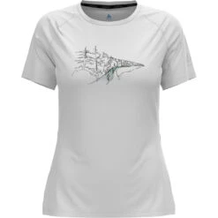 OdloDamen Essential Print T-Shirt