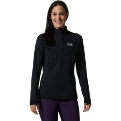Mountain HardwearDamen Polartec Power Grid Half Zip Longsleeve